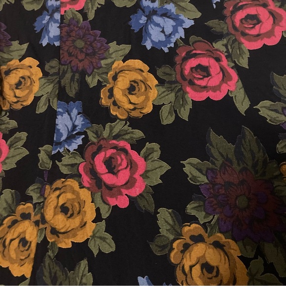 Vintage 90s Betsey Johnson floral print mini dress halter summer grunge colorful - Picture 3 of 6